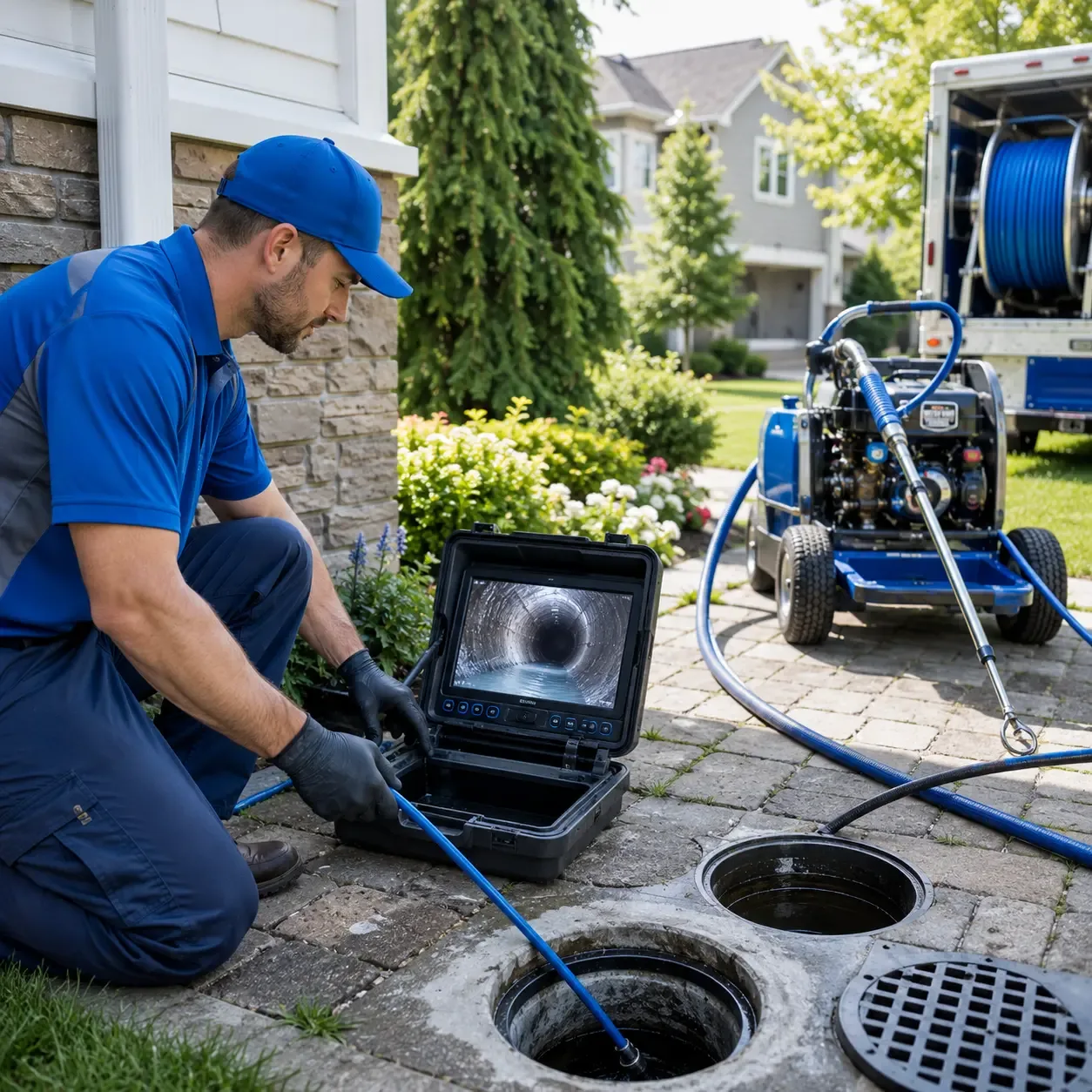 Outdoor drain cleaning professionals serving Onward, IN
